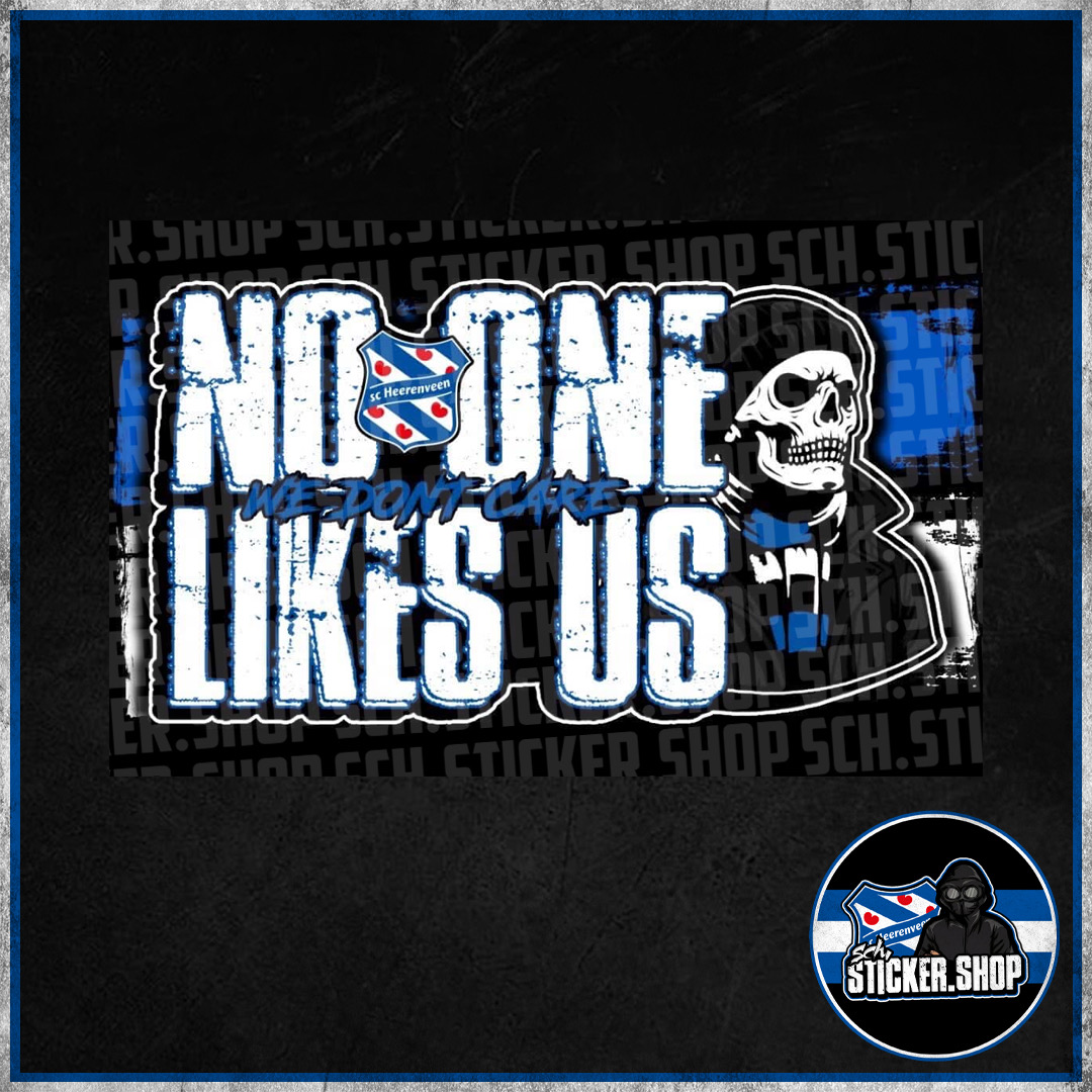 No One Likes Us — Vlag